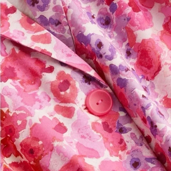 Pink floral blazer - Picture 6 of 15